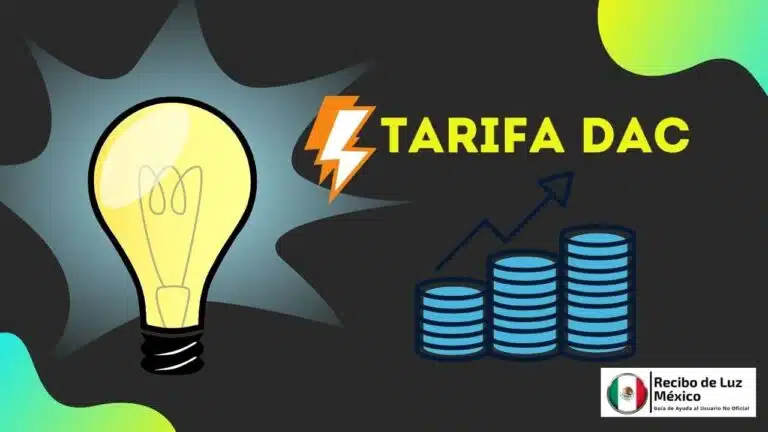 Tarifa DAC CFE Alto Consumo