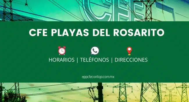 cfe playas del rosarito