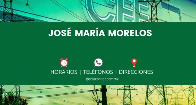 Oficinas CFE en José María Morelos
