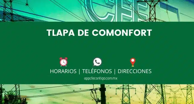 oficinas cfe en tlapa de comonfort direccion horarios telefonos