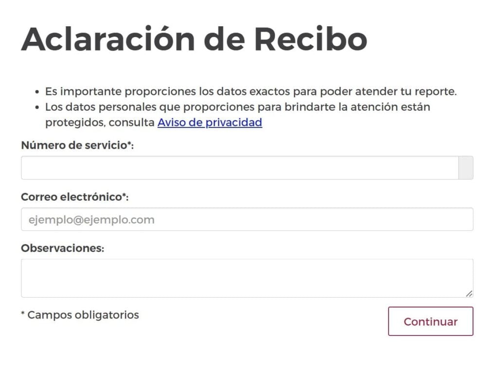 ¿Cómo presentar una queja por cobro excesivo ante CFE? 2 formato-aclaracion-queja-cfe