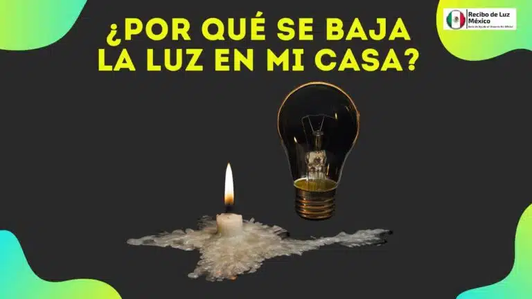 se baja la luz en casa