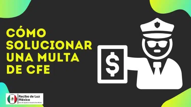 solucionar multa cfe